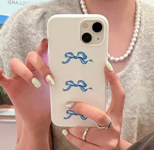 The Blue Bow Phone Case