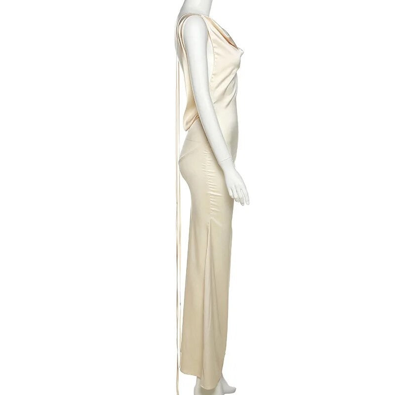 The Crème Prom Dress