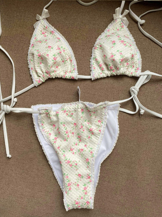 The Mermaid Dreams Bikinis - White