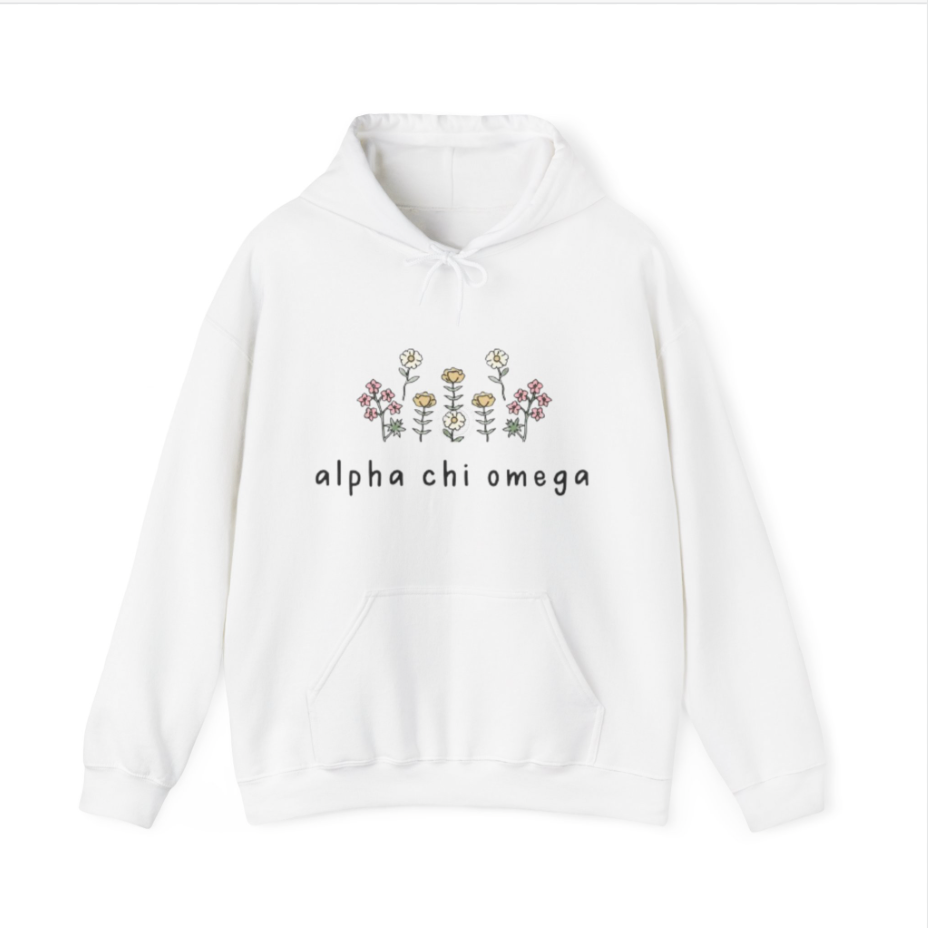 The Alpha Chi Omega Flower Hoodie