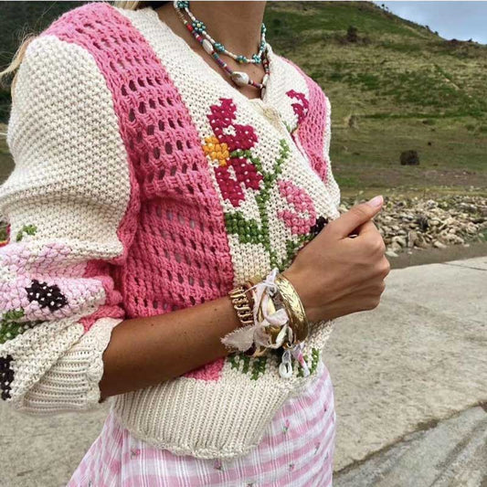 The Floral Cardigan