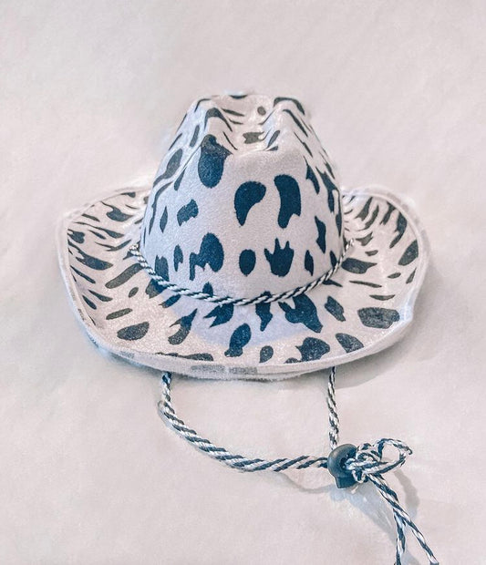 The Cow Print Cowboy Hat