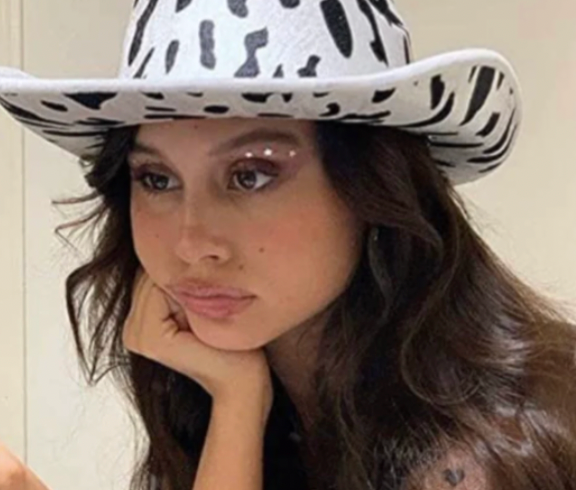 The Cow Print Cowboy Hat