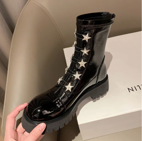 The Starry Night Platform Boots