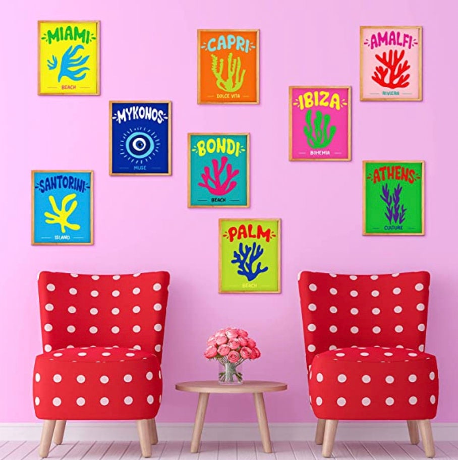 Travel Preppy Set of 9 Posters