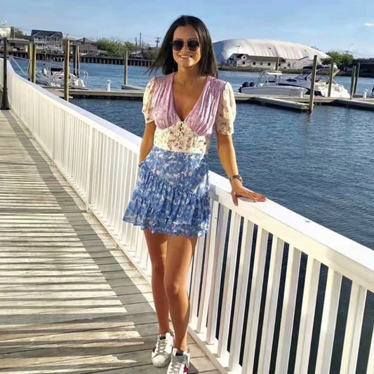 The Patchwork Mini Dress