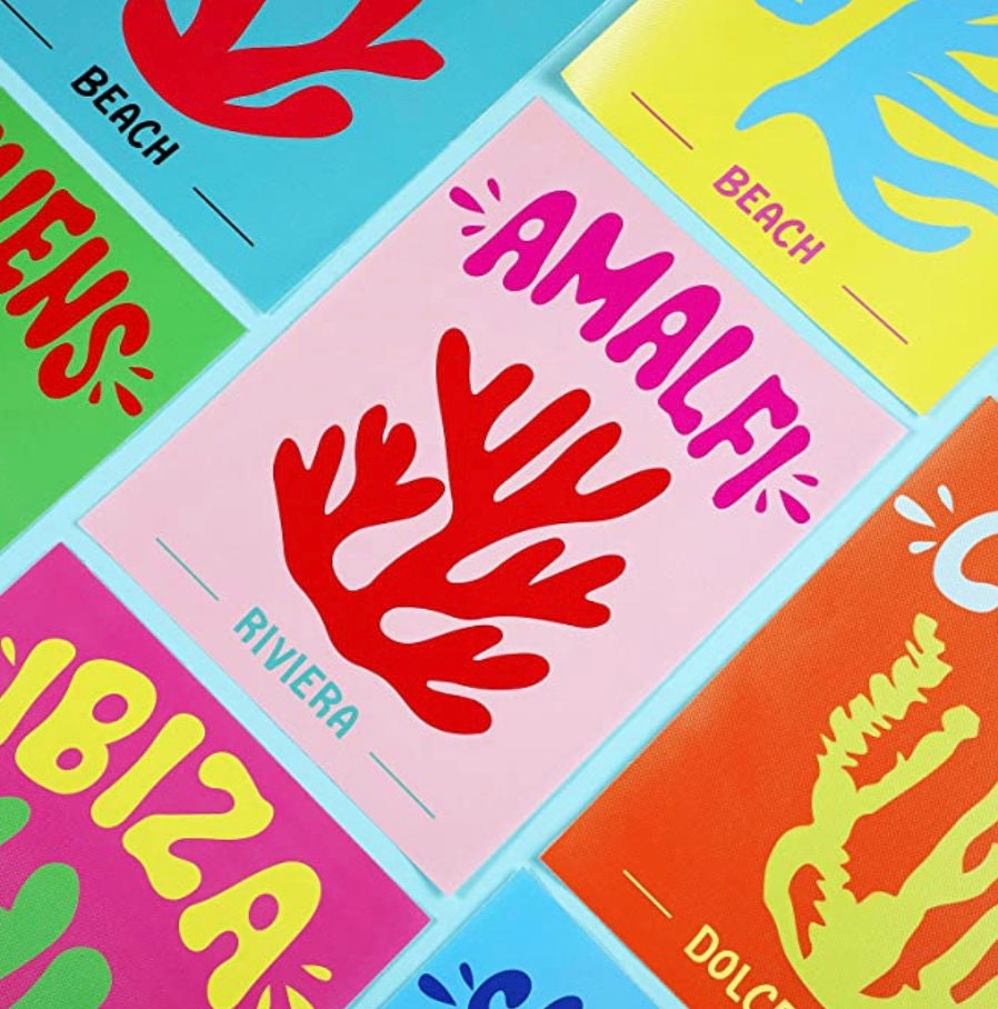 Travel Preppy Set of 9 Posters