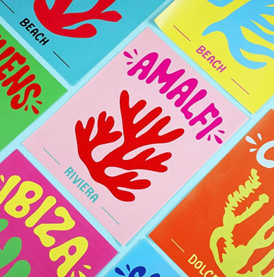 Travel Preppy Set of 9 Posters