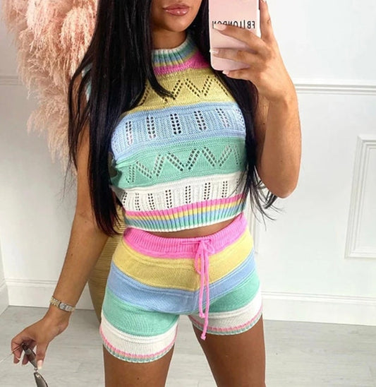 The Knitted Sleeveless Sweater