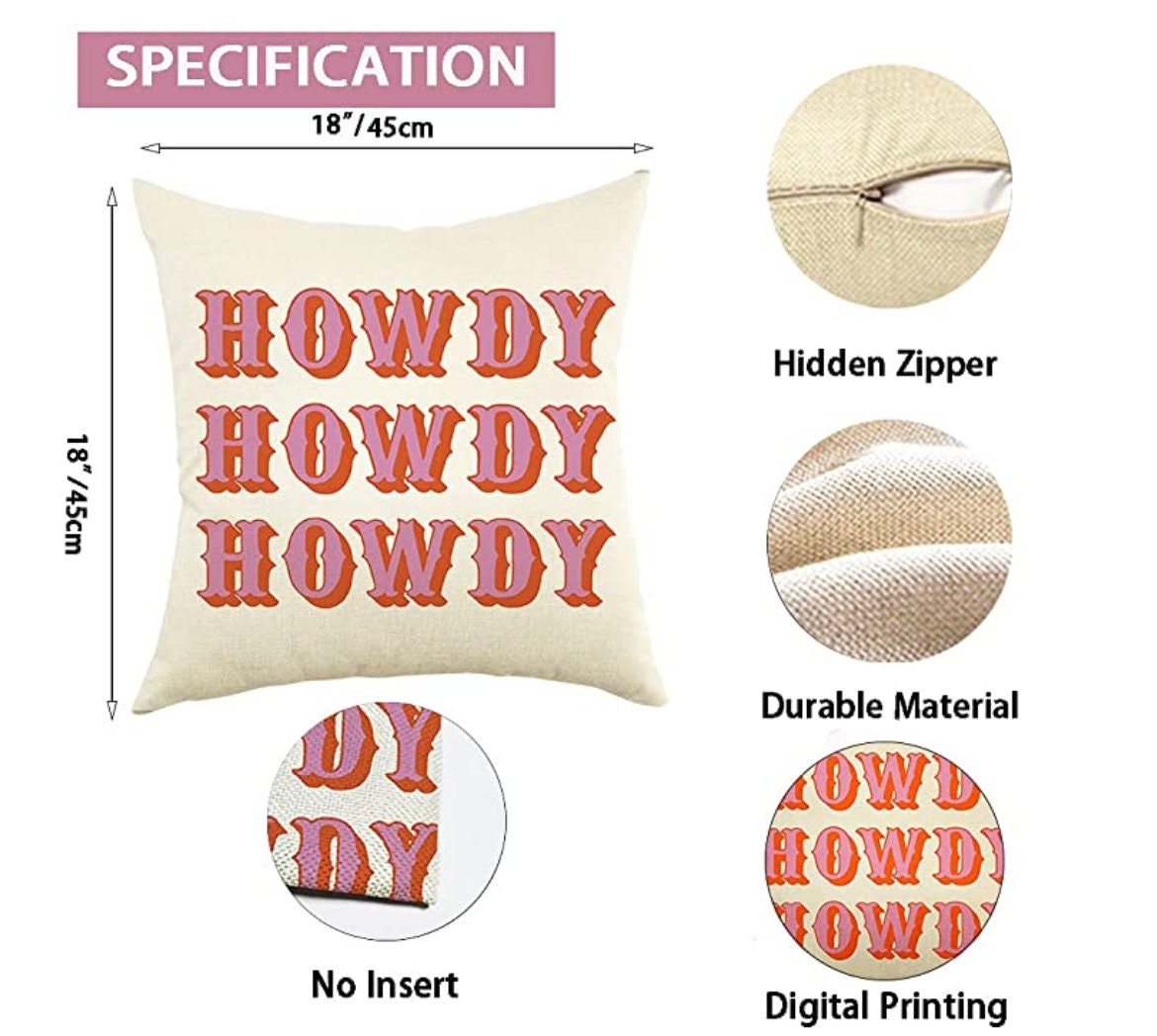 The Howdy Pillowcase