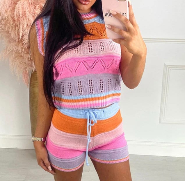 The Knitted Sleeveless Sweater
