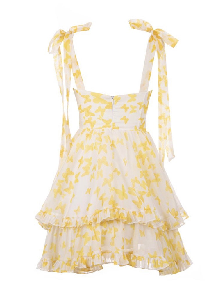 The Hannah Dress in Yellow