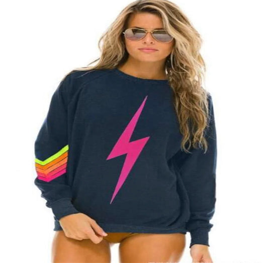 Lightning Bolt Long Sleeve Top