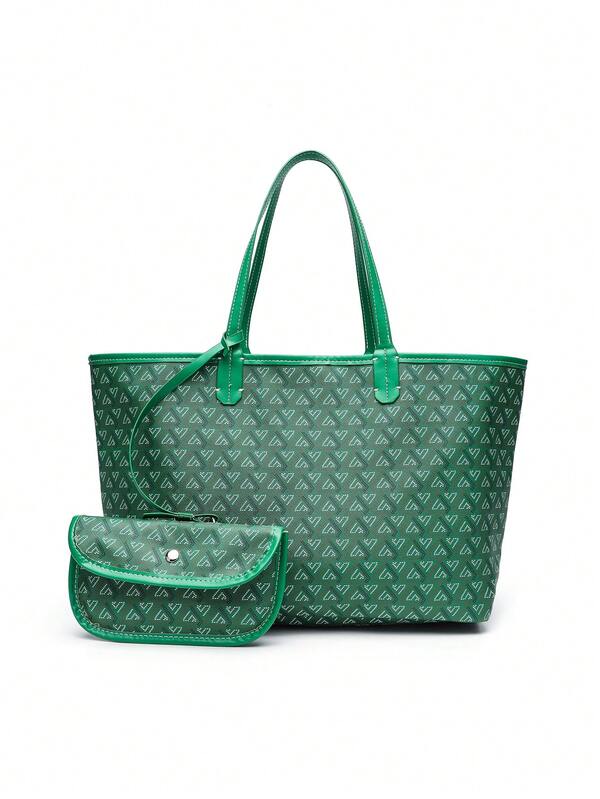 Women’s Large Tote Bag Set Minimalist Shoulder Handbag PVC Commuter Black spring 2026 collection