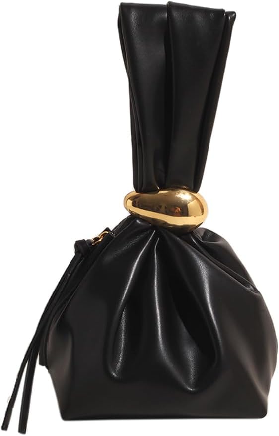 Women’s Knot Clutch Bag Vegan Leather Mini Wristlet Handbag  spring 2026 collection