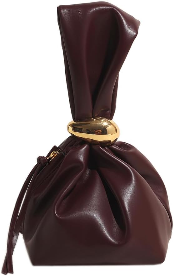 Women’s Knot Clutch Bag Vegan Leather Mini Wristlet Handbag  spring 2026 collection