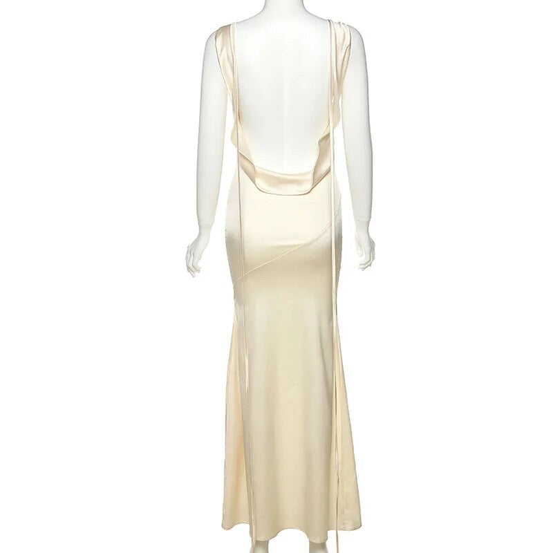 The Crème Prom Dress