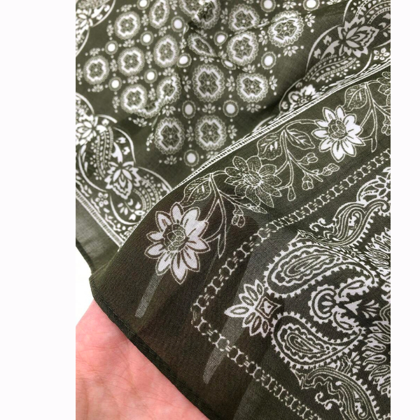 Women’s Paisley Print Square Bandana Scarf 70x70CM