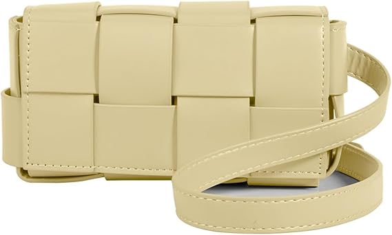 Women’s Mini Woven Crossbody Bag Adjustable Strap Square Shoulder Clutch Purse spring 2026 collection