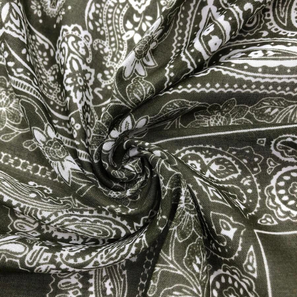 Women’s Paisley Print Square Bandana Scarf 70x70CM
