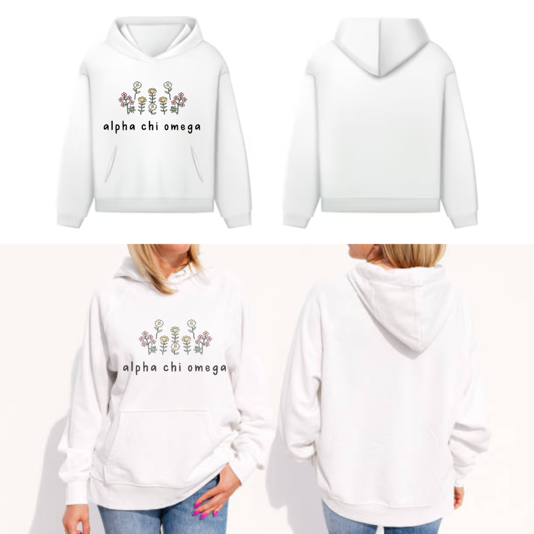 The Alpha Chi Omega Flower Hoodie