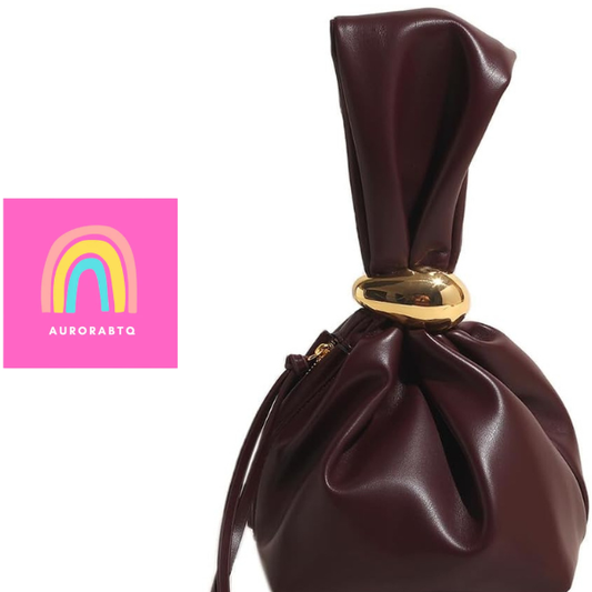 Women’s Knot Clutch Bag Vegan Leather Mini Wristlet Handbag  spring 2026 collection