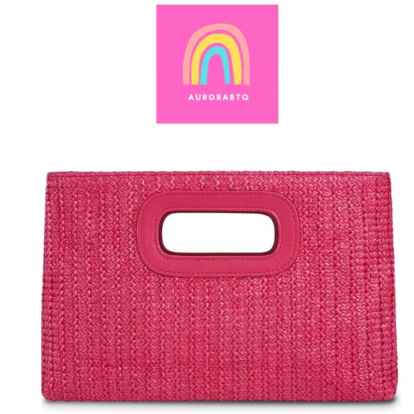 Women’s Straw Clutch Bag Top Handle Evening Purse with Chain Strap spring 2026 collection