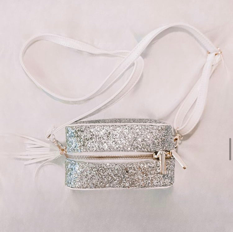 GB Girls Glitter Sequin Crossbody Handbag