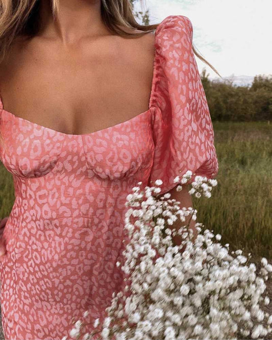The Cheetah Pink Dress