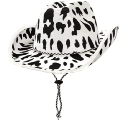 The Cow Print Cowboy Hat