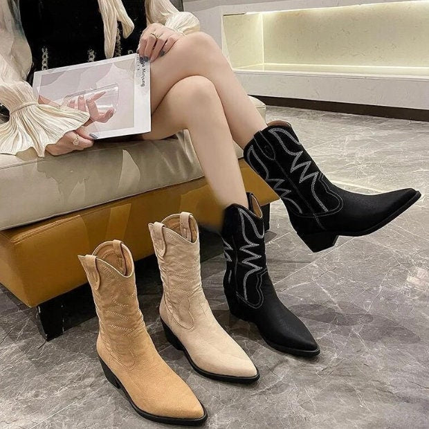 The Basic Gals Cowboy Boots