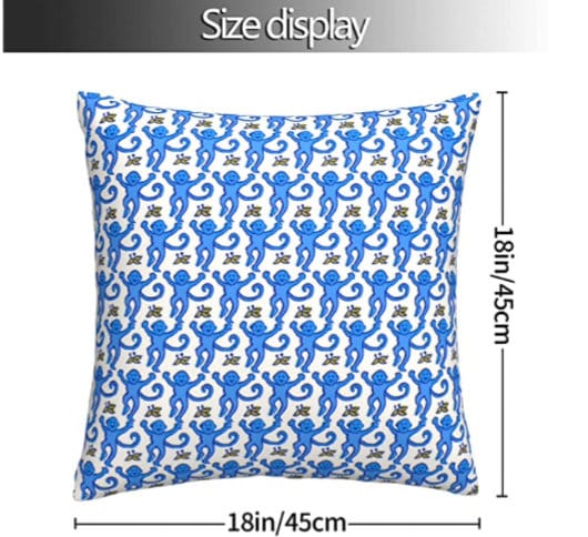 The Heart Pillow Case in Blue