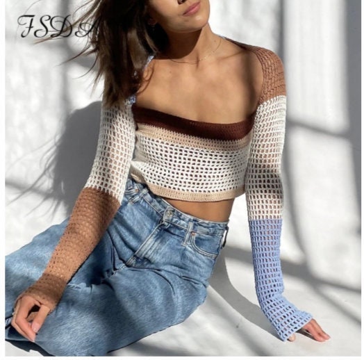 The Knitted Crop Sweater