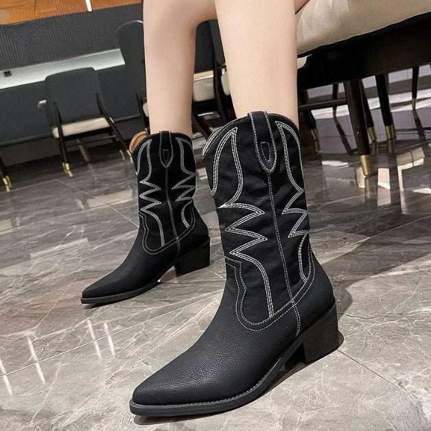 The Basic Gals Cowboy Boots